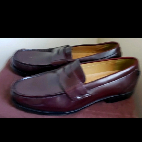 Chaps Men's Penny Loafers 96-8328 Size: 10M Burgundy 04-104362 - Picture 5 of 9